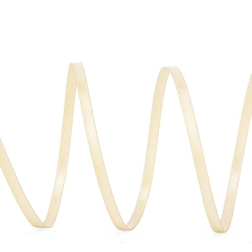 3 mm breites Geschenkband, doppelseitig, zum Verpacken von Haarspangen, Schleifen, Hochzeitsdekoration, 50 m 3 mm breites Geschenkband, doppelseitig, zum Verpacken von Haarspangen, Schleifen, Hochzeitsdekoration, 50 m von xbiez