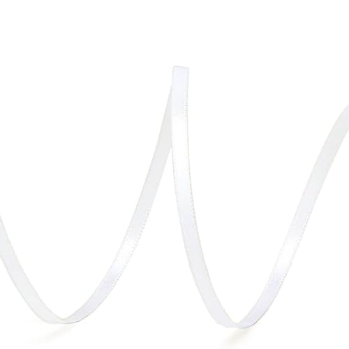 3 mm breites Geschenkband, doppelseitig, zum Verpacken von Haarspangen, Schleifen, Hochzeitsdekoration, 50 m 3 mm breites Geschenkband, doppelseitig, zum Verpacken von Haarspangen, Schleifen, Hochzeitsdekoration, 50 m von xbiez