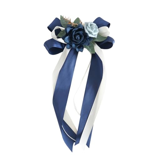 8 Stück Elegante Türgriffe Bowknot Braut Türgriff Blume Bowknot zum Süßen von Hochzeits- und Partydekorationen von xbiez