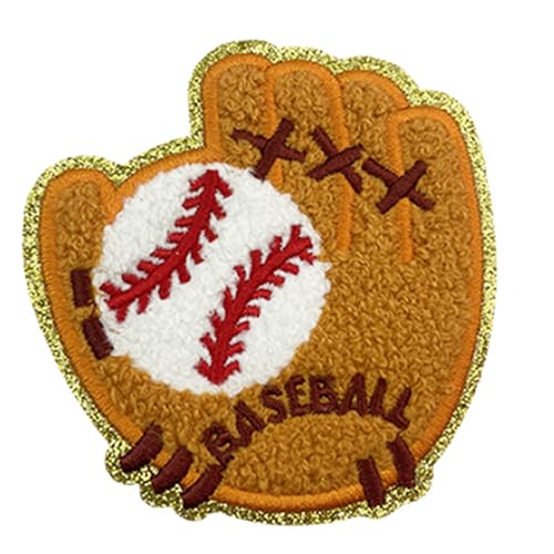 Baseball-Aufnäher zum Aufbügeln, bestickt, zum Aufbügeln, für Kleidung, Jacken Baseball-Aufnäher zum Aufbügeln, bestickt, zum Aufbügeln, für Kleidung, Jacken von xbiez
