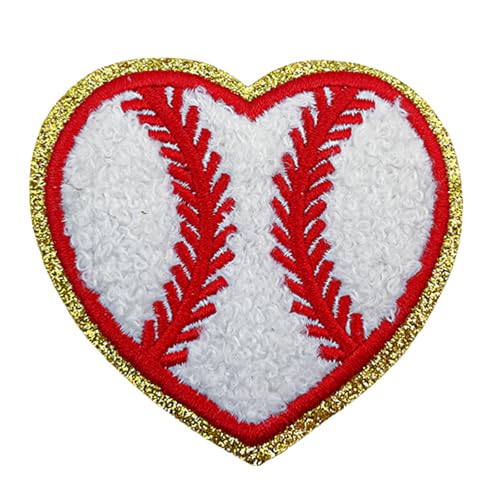 Baseball-Aufnäher zum Aufbügeln, bestickt, zum Aufbügeln, für Kleidung, Jacken Baseball-Aufnäher zum Aufbügeln, bestickt, zum Aufbügeln, für Kleidung, Jacken von xbiez