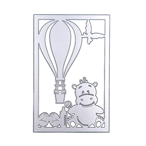 Heißluftballon-Metall-Stanzformen, Stempel, Vorlage, Schablonen für Scrapbooking, Fotoalbum von xbiez