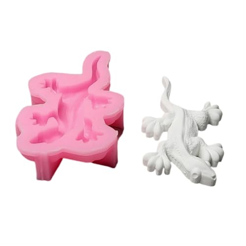 Lacertilian Silikonformen für handgefertigte Seife, Gips, Dekoration, temperaturbeständige Fondant-Silikonform Lacertilian Silikonformen für handgefertigte Seife, Gips, Dekoration, temperaturbeständige Fondant-Silikonform von xbiez