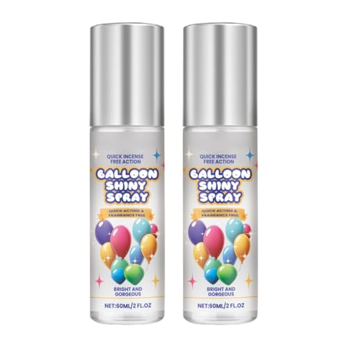 Party Enhancers Latex-Ballonspray, 60 ml, funkelndes Spray für Latexballons, Stimmungsglanzspray für Nachtpartys von xbiez