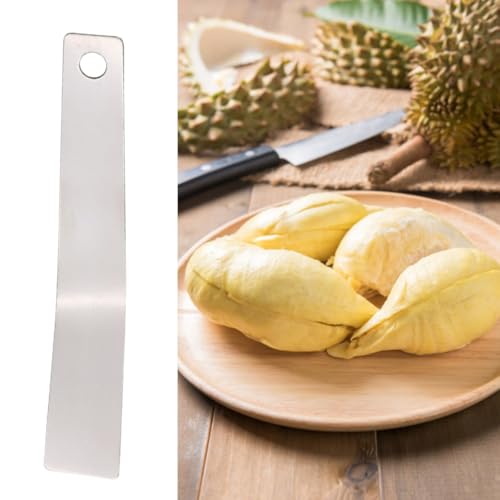 xbiez Durian Öffner, Obstschälwerkzeug, ergonomisches Design, Edelstahl, Durian Huller für sichere Handhabung von Früchten von xbiez