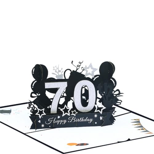 xbiez Mehrzweck-3D-Zahlen-Geburtstagskarte, Überraschung, geheimnisvolle Karten für Kinder, Geschenk für Neujahr, Segen von xbiez