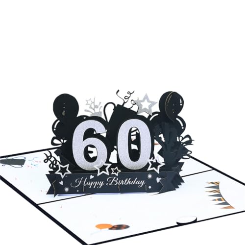xbiez Mehrzweck-3D-Zahlen-Geburtstagskarte, Überraschung, geheimnisvolle Karten für Kinder, Geschenk für Neujahr, Segen von xbiez
