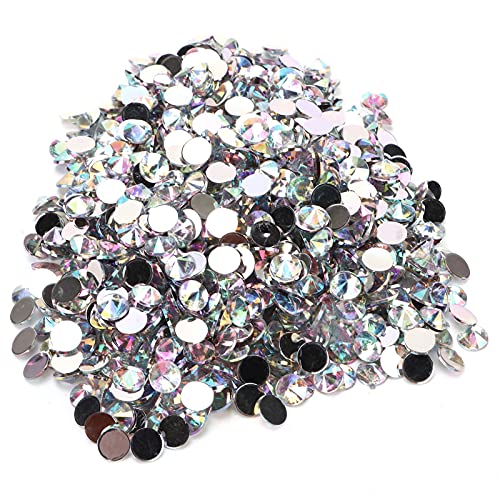 1000 Stück schöne Strass-Schmuck-Accessoires zum Dekorieren von Kleidung und Schuhen zum Basteln (01 white AB) von xctopest