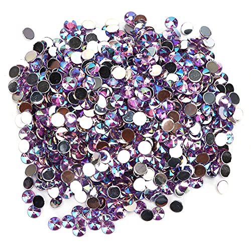 1000 Stück schöne Strass-Schmuck-Accessoires zum Dekorieren von Kleidung und Schuhen zum Basteln (05 light purple AB) von xctopest