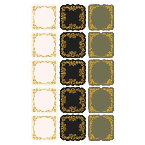 Scrapbook Stick Notes, dekorative, exquisite Scrapbooking-Notizblöcke für Fotoalben, 15 Blatt (xctopestvUm-12) von xctopest