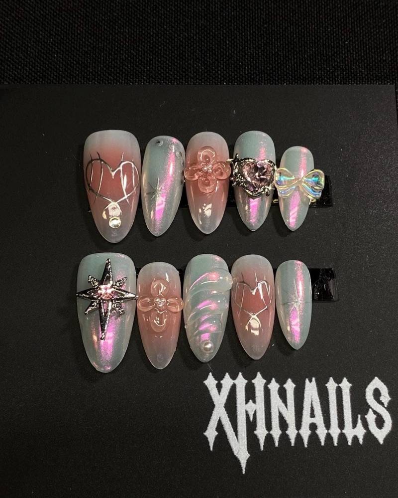 Aurora Drücken Sie Auf Die Nägel von xhnailArt