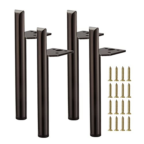 Ersatzbein, Möbelbein, schweres Möbelbein, 4er-Pack Möbelschrank-Metallbeine, Metall-Tischbeine, Möbelstützbeine, moderne Sofafüße, Ersatzfüße for Heim-DIY-Projekt, TV-Ständer, Schrank, Kommode, Couch von xiAzyuSP