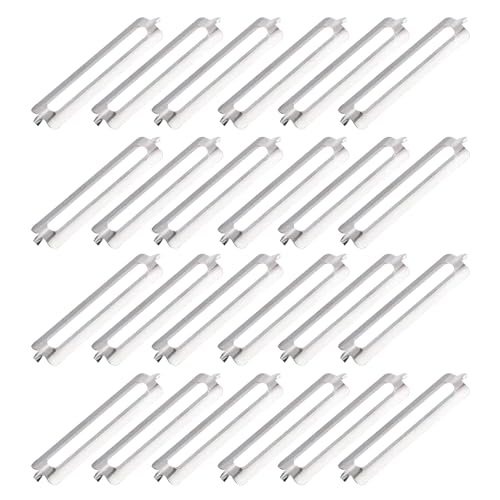 24 Pcs Sparschäler Tupper,Schäler Ersatzklingen,für Ersatzklinge Messer,Blades Kartoffelschäler,Peeler Profischäler,Edelstahl GemüSeschäler,Klinge KrebsschäLer Messerklingen,Orangenschäler von xianshi