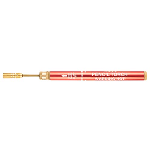 Mikrobrenner handlicher Mikrofiller 5 ml, Arbeitstemperatur 1300°C, Brenndauer 15 Minuten, Messingbrenner, Pencil Torch, Stiftform von NEO TOOLS