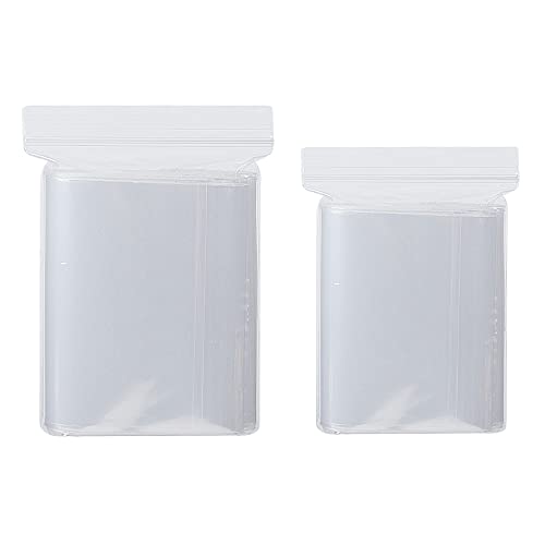 300 Stück Plastikbeutel Zipper beutel klein druckverschlussbeutel baggies 6x9/7x10 cm kleine plastiktüten baggys ziplock zip klein tütchen baggys wiederverwendbar tüten wiederverschließbare von xinsheng