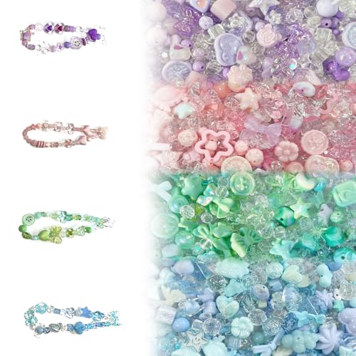 xolear 160 G Bunte Acrylperlen, Sortierte Acrylperlen Bracelet Beads for Jewellery Making Herz Schmetterling Süße Runde Perlen, für Armbänder Schmuckherstellung, Telefon Charms Anhänger Set (A) xolear 160 G Bunte Acrylperlen, Sortierte Acrylperlen Bracelet Beads for Jewellery Making Herz Schmetterling Süße Runde Perlen, für Armbänder Schmuckherstellung, Telefon Charms Anhänger Set (A) von xolear