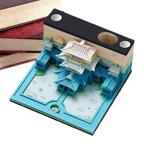 xowwyue 3D Notizblock, 3D Notizblock Kalender, Klassischer Gravur Planer Multifunktions-Notizblock für Homeoffice, Klassenraum & Schreibtisch xowwyue 3D Notizblock, 3D Notizblock Kalender, Klassischer Gravur Planer Multifunktions-Notizblock für Homeoffice, Klassenraum & Schreibtisch von xowwyue