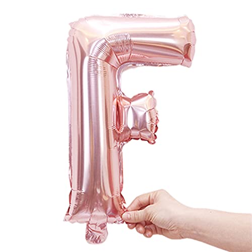 40,6 cm großer Einzelbuchstaben-Ballon, leuchtend, Folienballons, Babyparty, Hochzeit, Geburtstag, Party, Dekoration, Buchstabenballon von yanwuwa