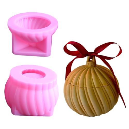 Epoxidharz-Aufbewahrungsbehälter, Silikonform, Kugelglas mit Deckel für Kerzenhalter und Aufbewahrungsbox, Weihnachten Epoxidharz-Aufbewahrungsbehälter, Silikonform, Kugelglas mit Deckel für Kerzenhalter und Aufbewahrungsbox, Weihnachten von yanwuwa