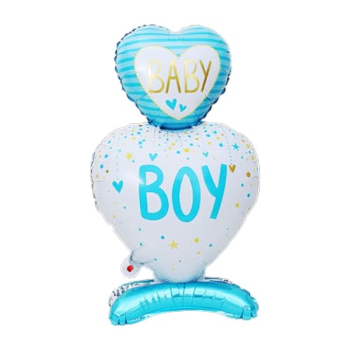 Große Happy Birthday-Kuchenballons, Cartoon-Kuchenballon, Aluminiumfolienballon für Babyparty, Party-Dekoration, Standfuß, Aluminiumballon von yanwuwa
