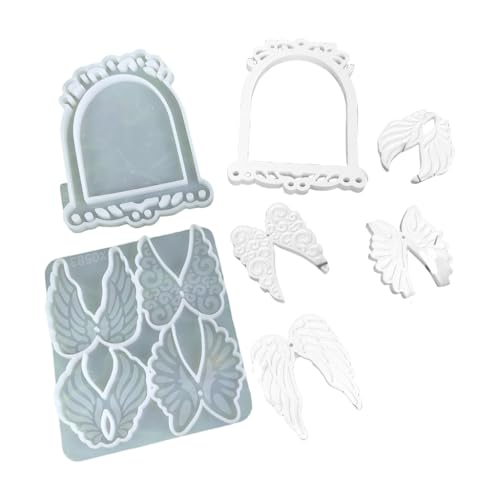 Handgefertigte Silikonform für geflügelte Vogelkäfig-Anhänger, stabile Epoxidharz-Form, Schmuck und Heimdekorationen Handgefertigte Silikonform für geflügelte Vogelkäfig-Anhänger, stabile Epoxidharz-Form, Schmuck und Heimdekorationen von yanwuwa