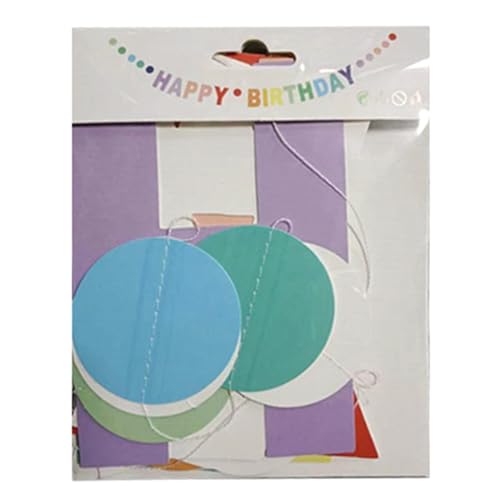 Happy Birthday Birthday Dekoration Erste Babyparty Regenbogen Party Supplies Papierbuchstaben für Erwachsene Happy Birthday von yanwuwa