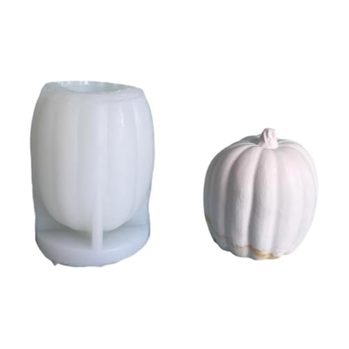 Kürbis-Kerzen-Bastelform, Silikonform für einzigartige, handgefertigte Epoxidharz, Desktop-Dekoration, Form Kürbis-Kerzen-Bastelform, Silikonform für einzigartige, handgefertigte Epoxidharz, Desktop-Dekoration, Form von yanwuwa