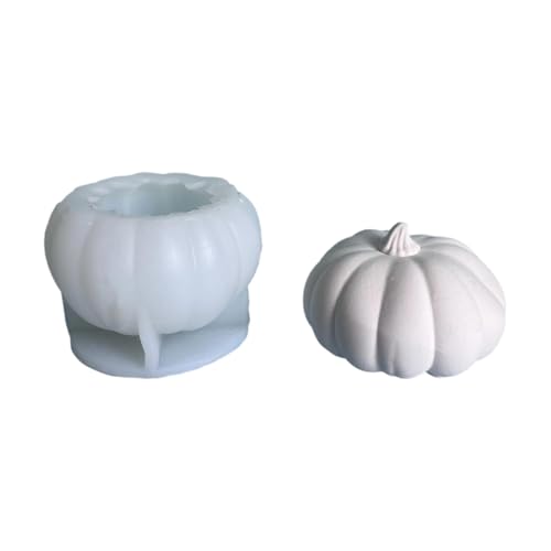 Kürbis-Kerzen-Bastelform, Silikonform für einzigartige, handgefertigte Epoxidharz, Desktop-Dekoration, Form Kürbis-Kerzen-Bastelform, Silikonform für einzigartige, handgefertigte Epoxidharz, Desktop-Dekoration, Form von yanwuwa