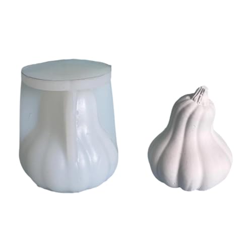 Kürbis-Kerzen-Bastelform, Silikonform für einzigartige, handgefertigte Epoxidharz, Desktop-Dekoration, Form Kürbis-Kerzen-Bastelform, Silikonform für einzigartige, handgefertigte Epoxidharz, Desktop-Dekoration, Form von yanwuwa