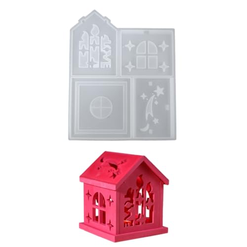 Modisches Haus, stabiles Silikon-Schlüsselanhänger-Form-Set, Bastelbedarf, Epoxidharz, Buchstaben-Anhänger zum Personalisieren von Schmuck Modisches Haus, stabiles Silikon-Schlüsselanhänger-Form-Set, Bastelbedarf, Epoxidharz, Buchstaben-Anhänger zum Personalisieren von Schmuck von yanwuwa