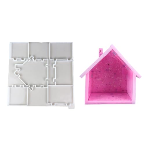 Modisches Haus, stabiles Silikon-Schlüsselanhänger-Set, Bastelbedarf, Epoxidharz, Buchstaben-Anhänger zum Personalisieren von Schmuck Modisches Haus, stabiles Silikon-Schlüsselanhänger-Set, Bastelbedarf, Epoxidharz, Buchstaben-Anhänger zum Personalisieren von Schmuck von yanwuwa