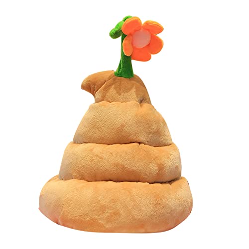 Niedlicher singender tanzender Plüsch-Hut, künstliche Blume, lustiges Spielzeug für Erwachsene, Damen, Herren, Kostüm, Cosplay, Requisiten, Kothut von yanwuwa