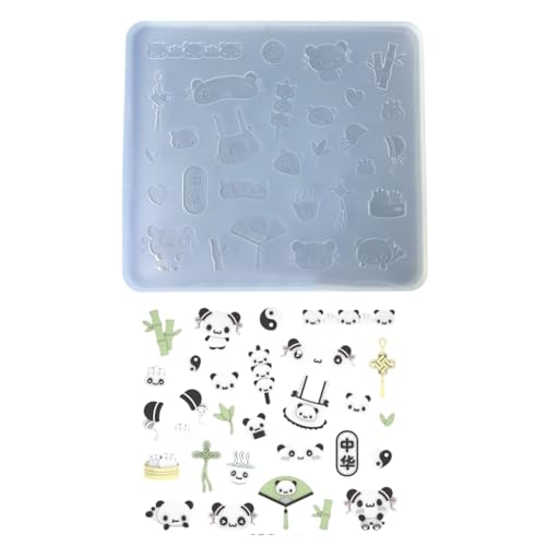 Praktische Silikonform in Panda-Form, einzigartiges Epoxidharz, Schmuckherstellung, Formen für Bastel-Enthusiasten Praktische Silikonform in Panda-Form, einzigartiges Epoxidharz, Schmuckherstellung, Formen für Bastel-Enthusiasten von yanwuwa