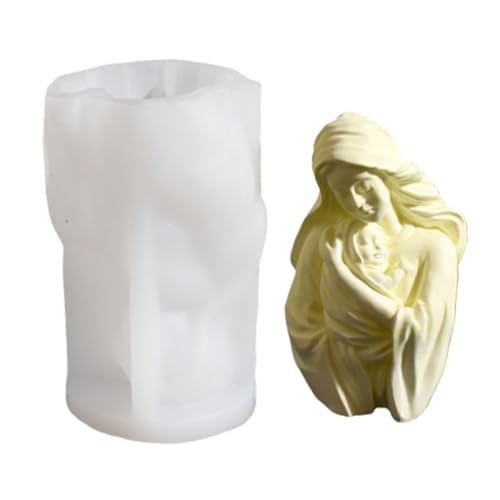 Silikonform für die Kerzenherstellung, 3D-Epoxidharz-Formen für Gottesmutter, ideal für Basteldekorationen und Heimdekoration Silikonform für die Kerzenherstellung, 3D-Epoxidharz-Formen für Gottesmutter, ideal für Basteldekorationen und Heimdekoration von yanwuwa