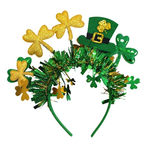 yanwuwa Buntes grünes Party-Stirnband, ideal zum Feiern des Patrick's Days, Dekoration für Festivals und Partyzubehör yanwuwa Buntes grünes Party-Stirnband, ideal zum Feiern des Patrick's Days, Dekoration für Festivals und Partyzubehör von yanwuwa