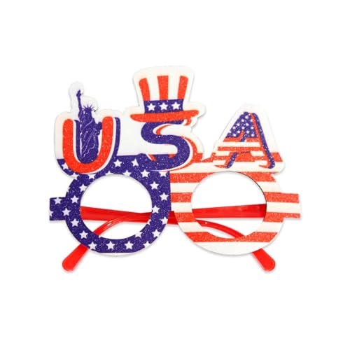 yanwuwa Unabhängigkeitstag-Brille, Brillen, Party, Feiern mit und Geist, Festlichkeiten, US-Buchstaben-Dekorationen yanwuwa Unabhängigkeitstag-Brille, Brillen, Party, Feiern mit und Geist, Festlichkeiten, US-Buchstaben-Dekorationen von yanwuwa