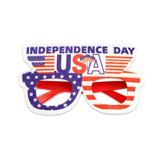 yanwuwa Unabhängigkeitstag-Brille, Brillen, Party, Feiern mit und Geist, Festlichkeiten, US-Buchstaben-Dekorationen yanwuwa Unabhängigkeitstag-Brille, Brillen, Party, Feiern mit und Geist, Festlichkeiten, US-Buchstaben-Dekorationen von yanwuwa