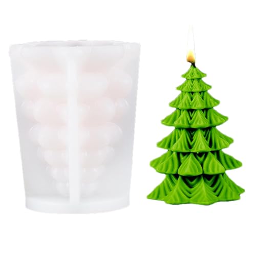 Weihnachtsbaum Silikonform 3D Silikon Weihnachten Kerzenform 3D Weihnachtsbaum Form Kerzengießform Epoxidharz Fondant Formen Schokoladenform 3D Silikonform Weihnachten Weihnachtsbaum Kerzenform von yanzisura