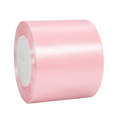 Satinband Rosa 75mm Breit Geschenkband Satin,22m Satinbänder Rosa Dick Schleifenband Dekoband Seidenband Geschenkverpackung Stoffband Geschenkbänder für Dekorieren Basteln Kleid Hochzeit Geburtstag von yayafunfun