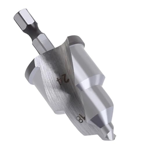 ycezw Senkerbohrer für Metall, Metallsenkerbohrer, Konische Bohrer Senker, Rohrreibahlenwerkzeug, robuster PVC-Fitting-Sparer, Schnellwechsel-Bit für PPR-Wasserrohre von ycezw