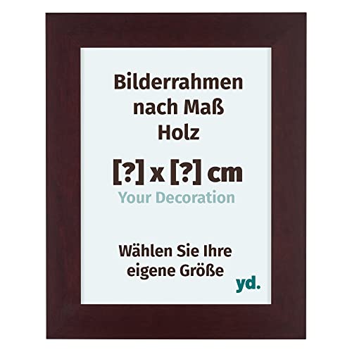 yd. Your Decoration - Bilderrahmen nach Maß - Bilderrahmen aus Holz mit Acrylglas - Antireflex - Lassen Sie sich Ihren Bilderrahmen individuell gestalten - Dover von yd.