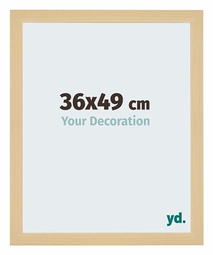 yd. Your Decoration - Puzzlerahmen 36x49 cm - Ahorn Dekor - Puzzlerahmen 500-1000 Teile - Holz Bilderrahmen - Mura von yd.