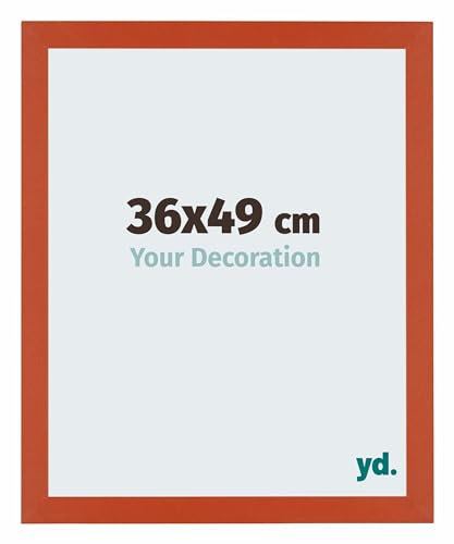 yd. Your Decoration - Puzzlerahmen 36x49 cm - Orange - Puzzlerahmen 500-1000 Teile - Holz Bilderrahmen - Mura von yd.