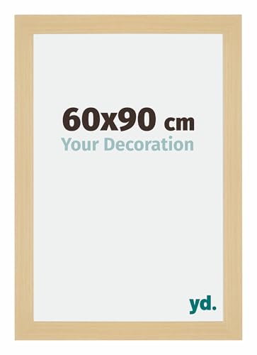 yd. Your Decoration - Puzzlerahmen 60x90 cm - Ahorn Dekor - Puzzlerahmen 1500-2000 Teile - Holz Bilderrahmen - Mura von yd.