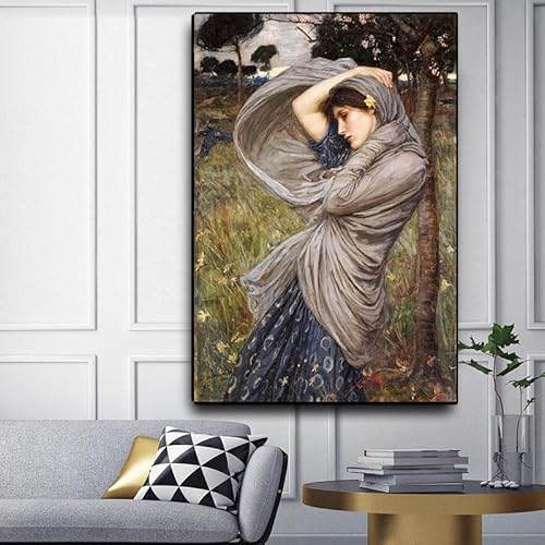 5D-Diamant-Malerei-Set für Erwachsene und Kinder, William Waterhouse《Boreas》 DIY Full Drill Diamond Painting von yhyjyzzjy