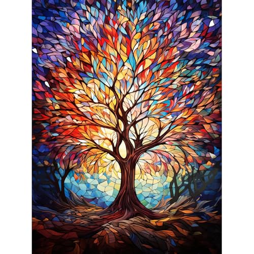 Baum Des Lebens Malen Nach Zahlenn Erwachsene-Baum Des Lebens Malen Nach Zahlen für Erwachsene,Baum Des Lebens Acrylfarbe Malen Nach Zahlen Erwachsene Set zur Geschenk und Heimdekoration 30x40 cm von Gemartmall