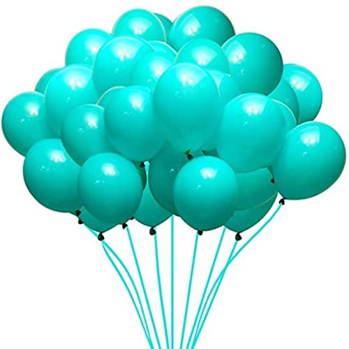 yomoe 100 Stück 30,5 cm blaue Latex-Luftballons, Geburtstagsparty-Dekorationen, Erwachsene, Hochzeitsdekoration, Helium-Ballons, Babyparty-Ballons von yomoe