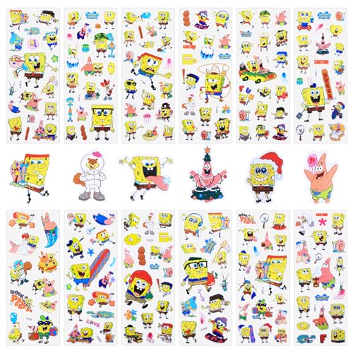 3D Aufkleber für Kinder, 12 Blatt Sticker Set, 140+ Geschwollen Stickers, 3d Sticker Kinder für Party Taschen, Kawaii Aufkleber Kinder, Wiederverwendbare Aufkleber y2k für Scrapbooking von yumcute