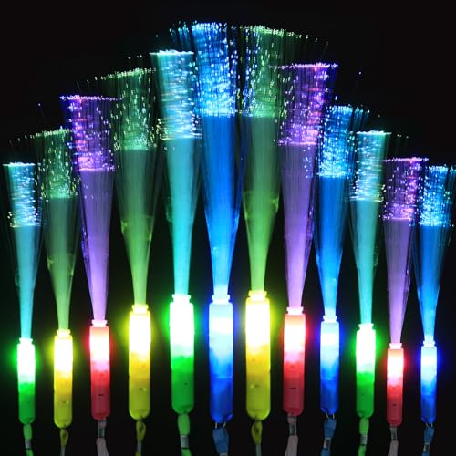 Leuchtstäbe LED Glow Knicklichter Neon Sticks, 12 Stück Glow Sticks Knicklichter Kinder, Leuchtstab Hochzeit, Disko Halloween Weihnachten Geburtstagsfeier Mitgebsel Knicklichter Party Gadgets Set von yumcute