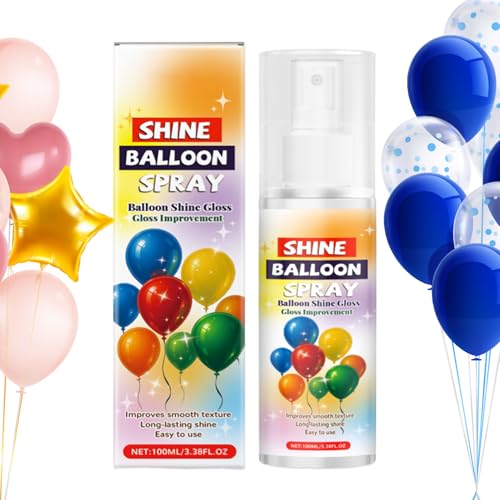 yupeuooe Ballon-Sprühglanz – Glanznebel zur Dekoration, schnell trocknender Glanzballon-Spray für Party, Hochzeit, Haushalt, Tafelaufsatz yupeuooe Ballon-Sprühglanz – Glanznebel zur Dekoration, schnell trocknender Glanzballon-Spray für Party, Hochzeit, Haushalt, Tafelaufsatz von yupeuooe